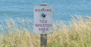 Warning Tick Infested Area
