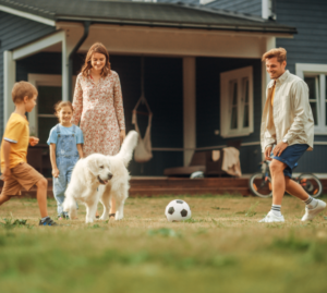 Playing Soccer in the Backyard